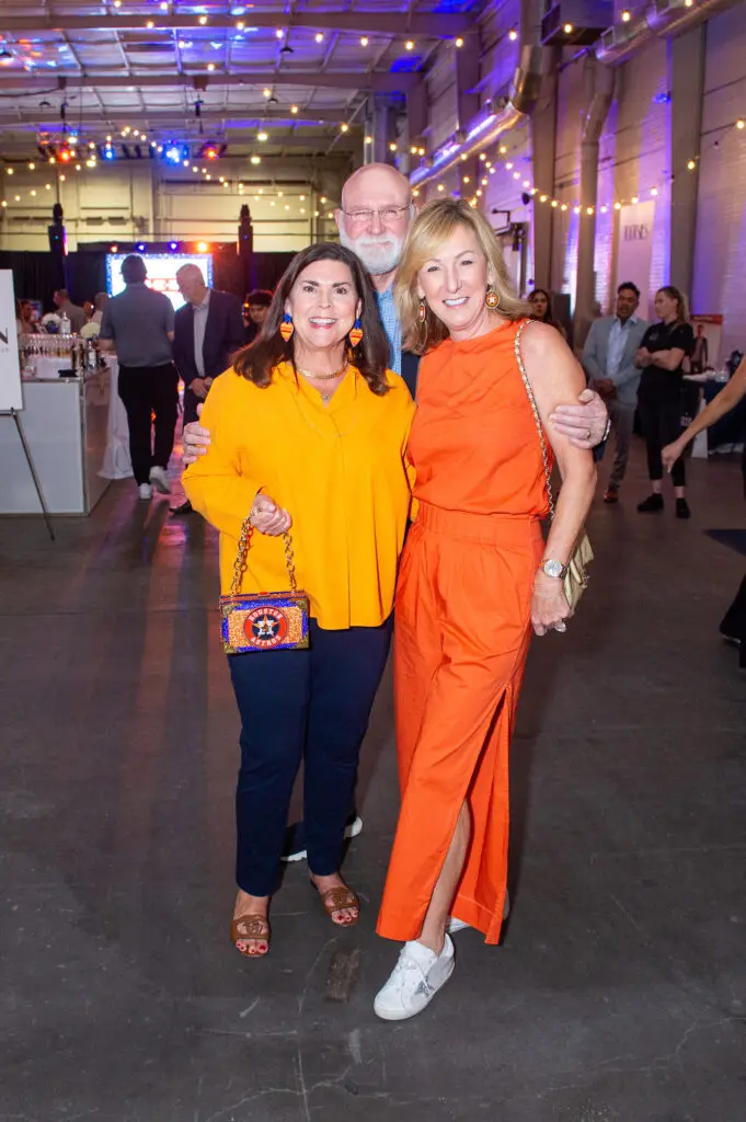 Lesha Elsenbrook, Michael Francisco, Shelley Boyer at the 2023 Team Up held at Silver Street Studios. (Photo by Jacob Power)