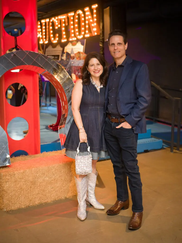 Lisa Helfman, Lee Halverman at the Houston Cattle Baron's Ball held at Post 713 Music Hall. (Photo by Daniel Ortiz)