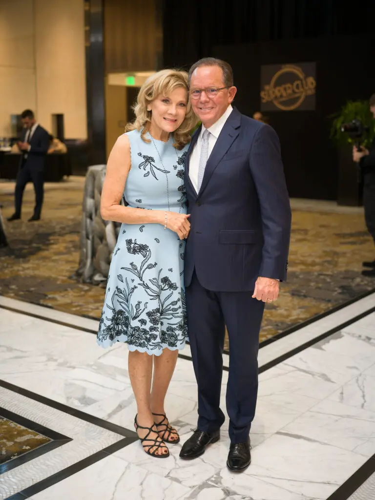 Lisa & Jerry Simon at Texas Heart Institute's 'The Supper Club' gala held at the Post Oak Hotel. (Photo by Daniel Ortiz)