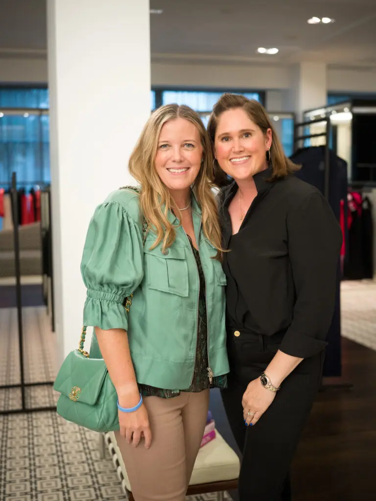 Melissa Sugulas, Kim Hartz at Dress for Success' Women of Wardrobe 
'Summer Soirée' at Tootsies. (Photo by Daniel Ortiz)
