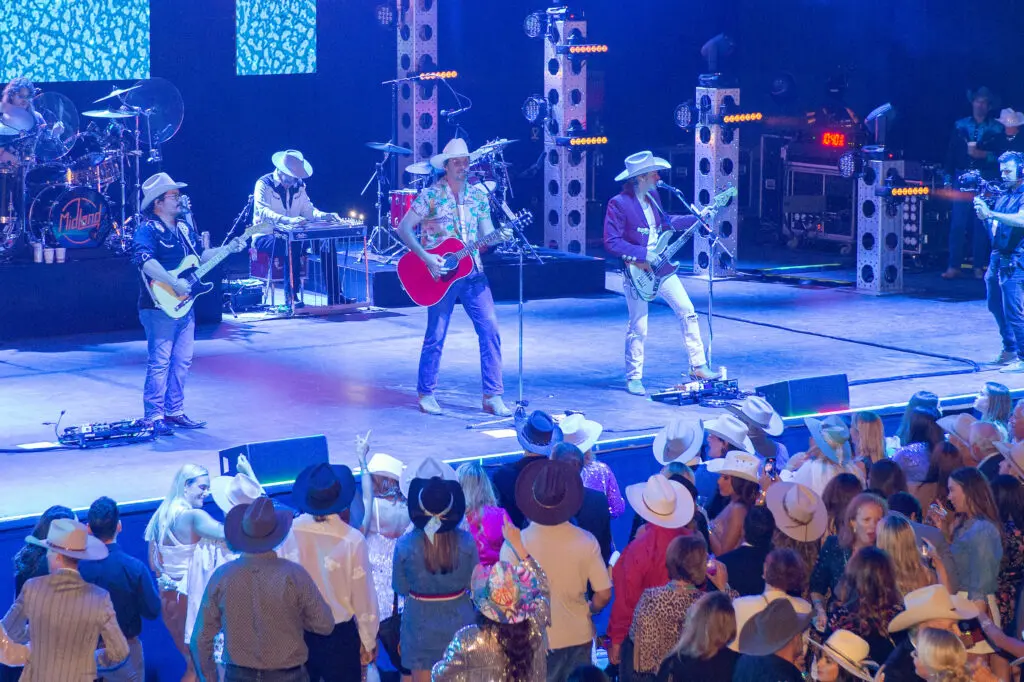 Midland performs at the Houston Cattle Baron's Ball held at Post 713 Music Hall. (Photo by Jacob Power)