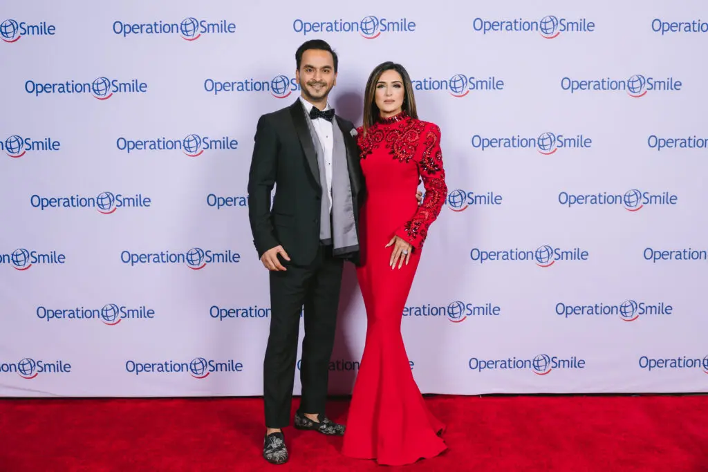 Nick & Sneha Merchant at the Operation Smile Gala held at the Royal Sonesta Hotel. (Photo by Johnny Than)