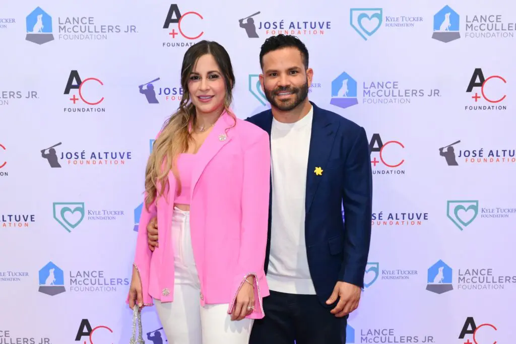 Nina & Jose Altuve at the 2023 Team Up held at Silver Street Studios. (Photo by Michelle Watson)