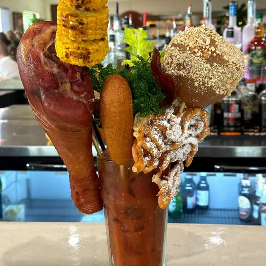 Chef Point presents the most over the top State Fair themed Bloody Mary we've ever seen.