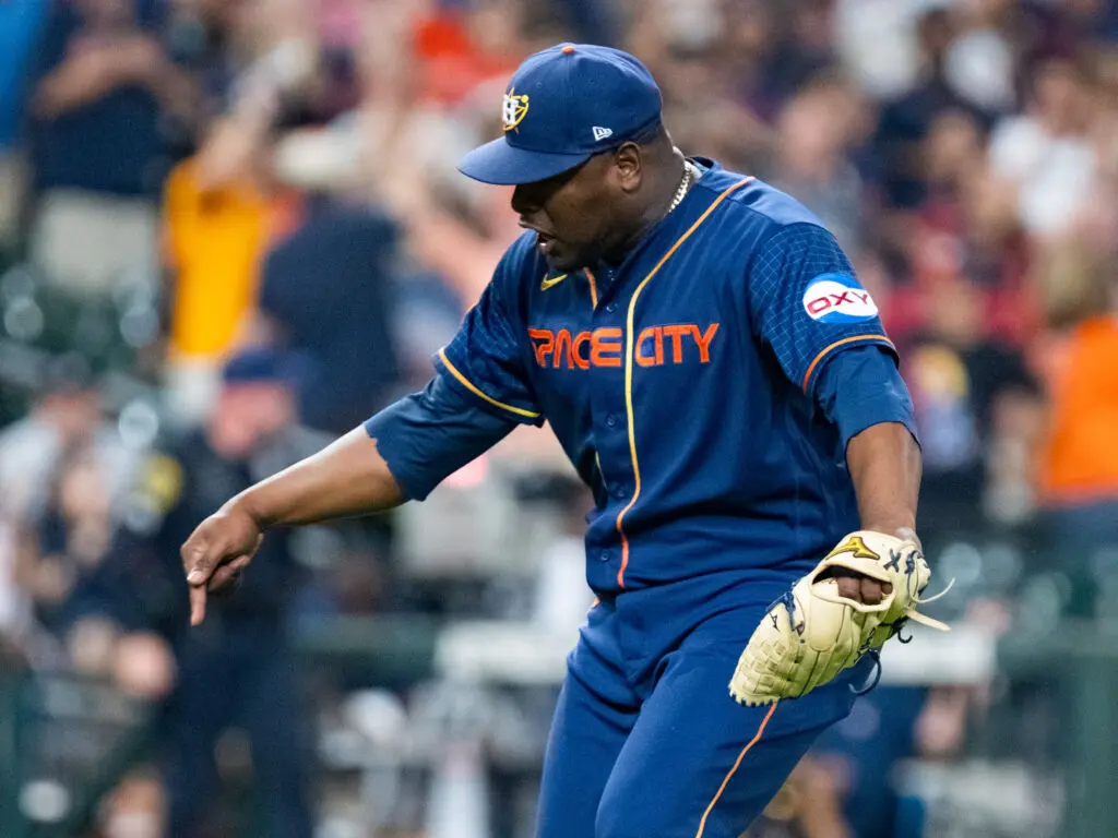 Houston Astros reliever Hector Neris is a real bullpen weapon. (Photo by F. Carter Smith)