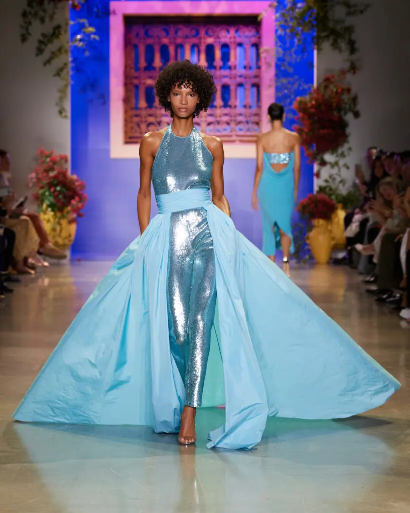 Pamella Roland spring 2024 to be shown at the PaperCity Philanthropy in Fashion Best Dressed Luncheon and Neiman Marcus Fashion Presentation on Thursday at the Post Oak Hotel.