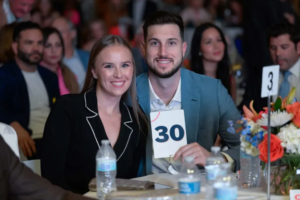 Samantha and Kyle Tucker are a baseball power couple. (Photo by Michelle Watson)