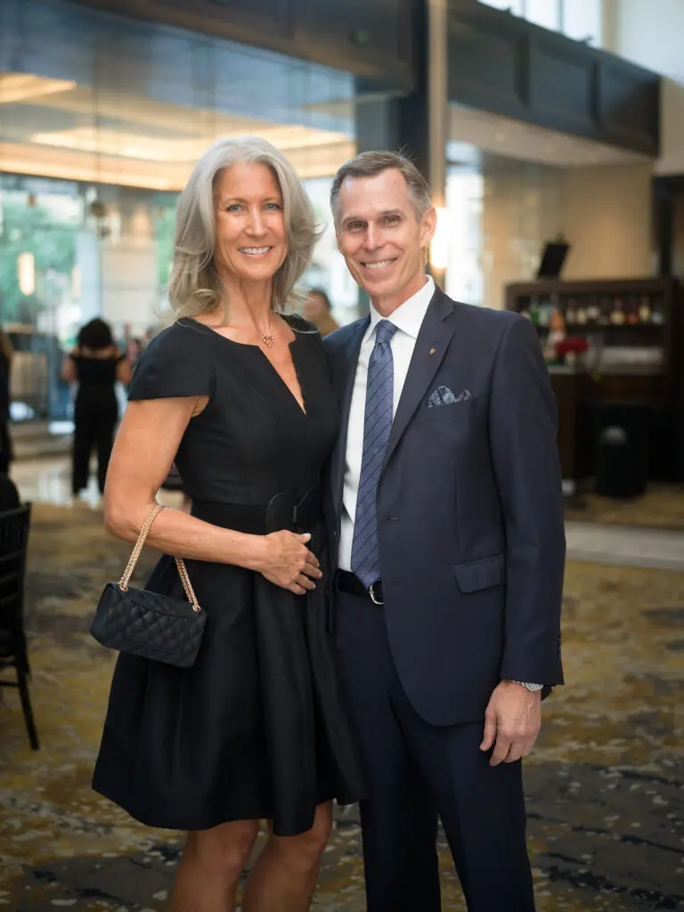 Sandra Burgess & Dr. Joseph Rogers at Texas Heart Institute's 'The Supper Club' gala at The Post Oak Hotel. (Photo by Daniel Ortiz)