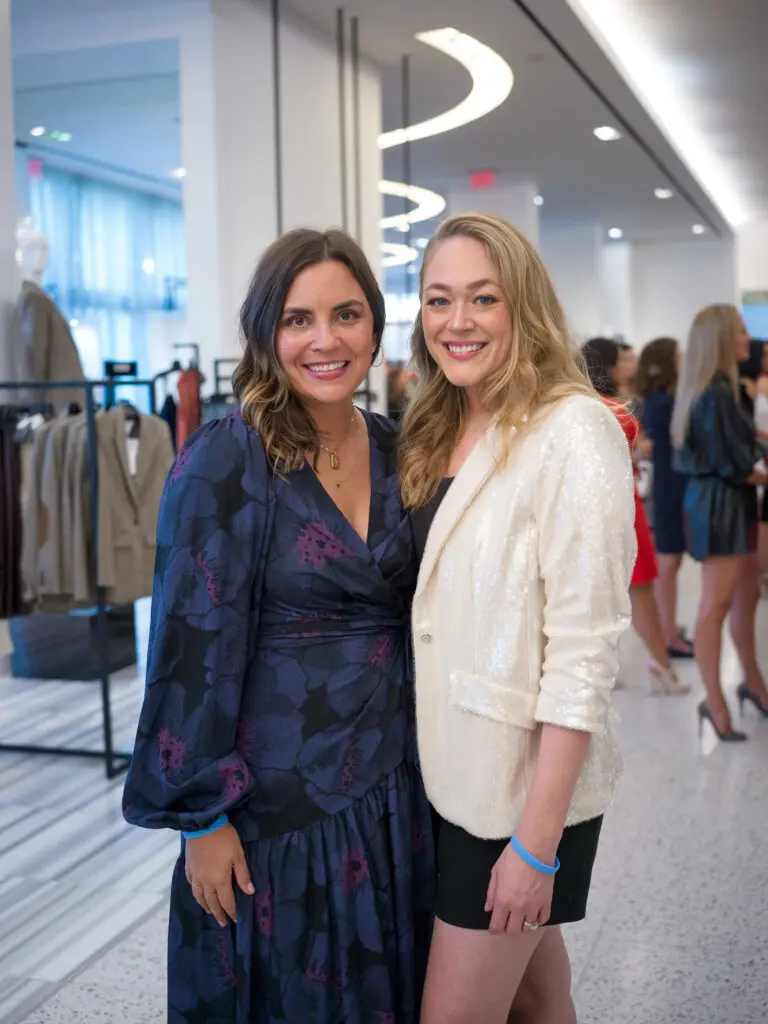 Sarah Connell, Paige Branam at Dress for Success' Women of Wardrobe 'Summer Soirée' at Tootsies. (Photo by Daniel Ortiz)