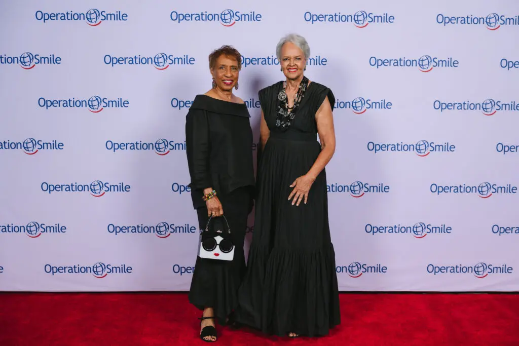 Sharon Owens, Gayla Gardner  at the Operation Smile Gala held at the Royal Sonesta Hotel. (Photo by Johnny Than)