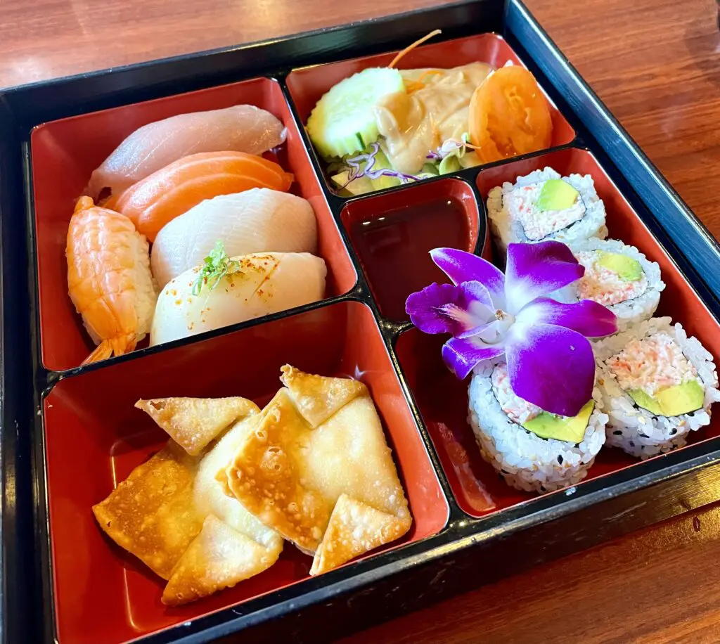 The newish Sakura in Ridglea Hills serves and eye-popping bento box. (Photo by Courtney Dabney)