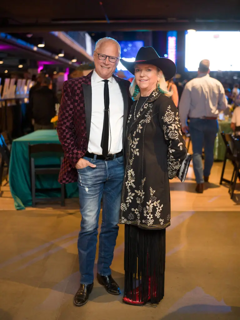 Tripp Carter, Chree Boydston at the Houston Cattle Baron's Ball held at Post 713 Music Hall. (Photo by Daniel Ortiz)