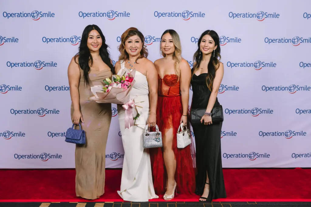 Victoria Nguyen, Christine Nugyen, Brittney Nguyen, Heidi Huynh at the Operation Smile Gala held at the Royal Sonesta Hotel. (Photo by Johnny Than)