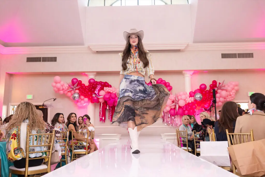 The 2023 Desert Rose runway show featured local brands like Dondolo, Lela Rose, Colores Collective, and Bauble Stockings. (Photo by Sharon Ellman)