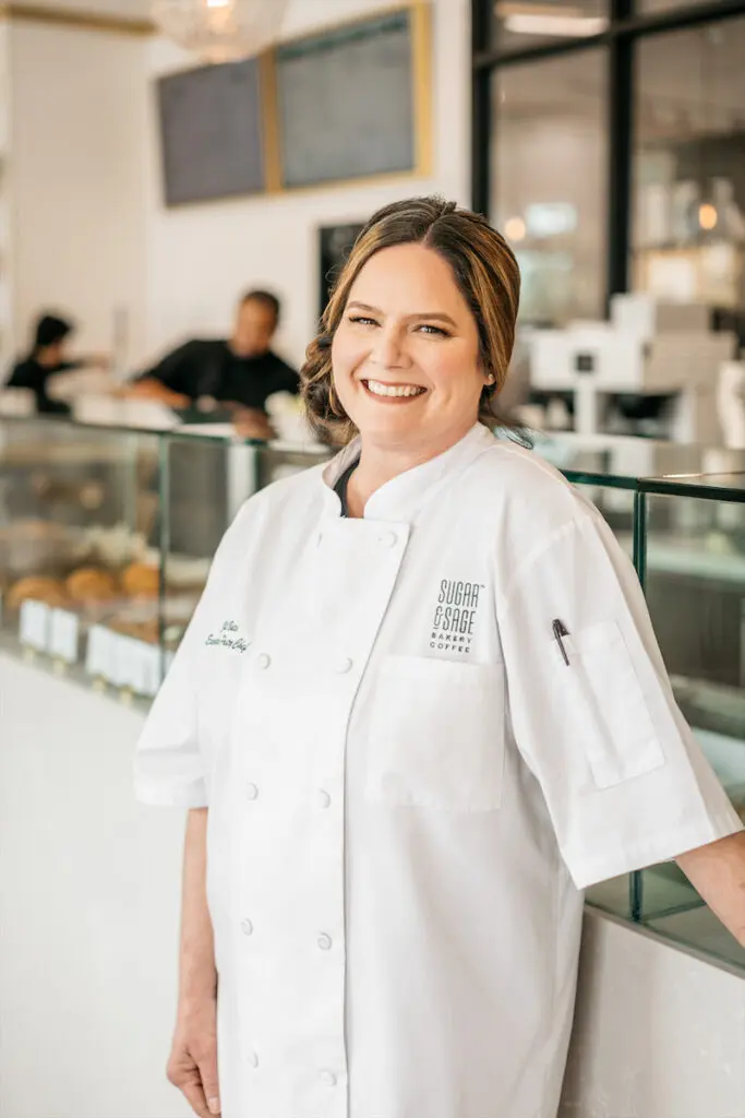 Jill Bates, executive pastry chef at Sugar & Sage in Dallas' University Park. (Photo by Beckley)