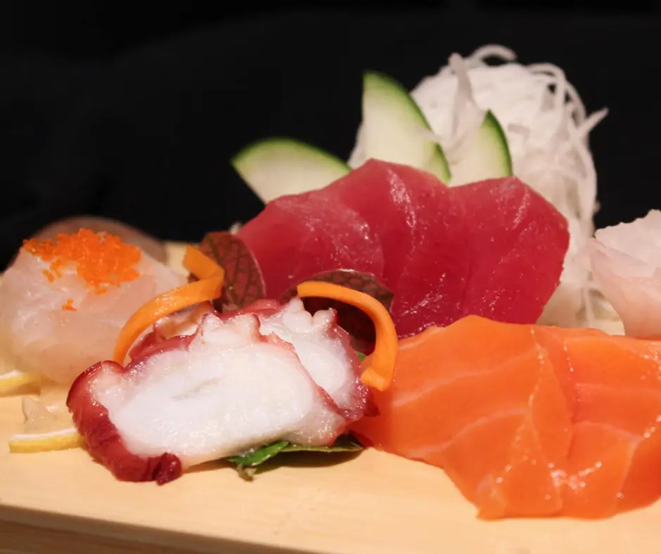 Fresh sashimi from one of Fort Worth's oldest sushi bars, at the Japanese Palace.