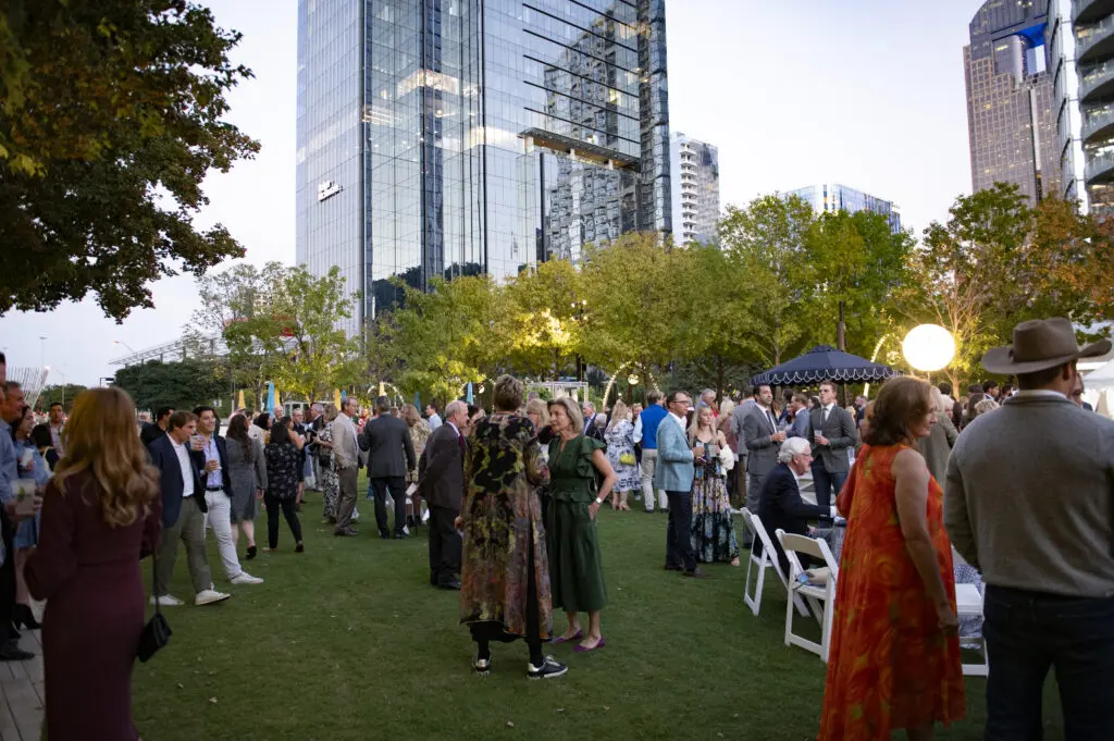 Guests in their best Park Chic outfits (Photo by Tamytha Cameron and Celeste Cass)
