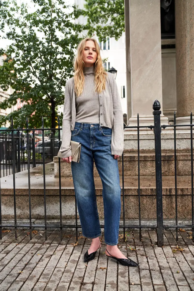 A perfect pair of denim from La Ligne is a must.
