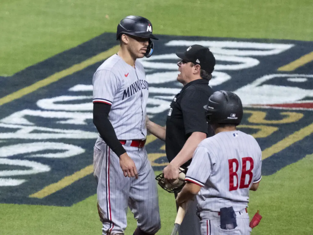 The Houston Astros hosted the Minnesota Twins for the second game in a best-of-five American League Division Series featuring starting pitchers Framber Valdez and Pablo Lopez at Minute Maid Park, October 8, 2023