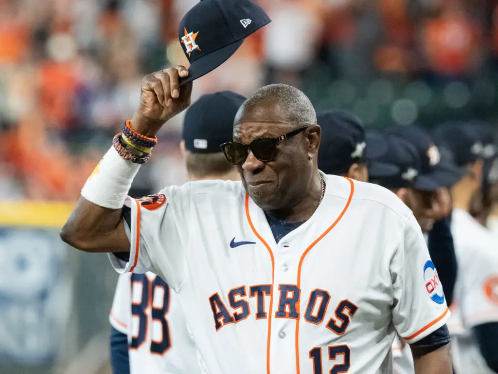 Astros manager Dusty Baker is still almost always the coolest guy in the room. But he may have just managed his last game for the Houston Astros. (Photo by F. Carter Smith)