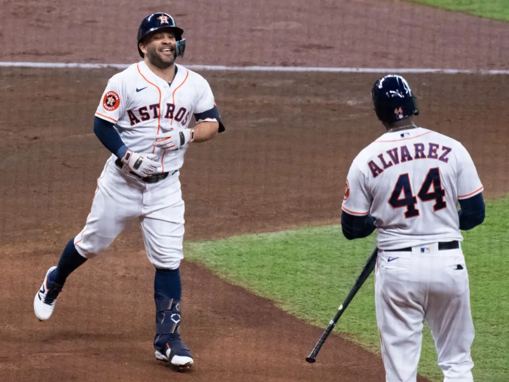 Jose Altuve still brings a lot of enthusiasm to this Astros' winning machine. (Photo by F. Carter Smith)
