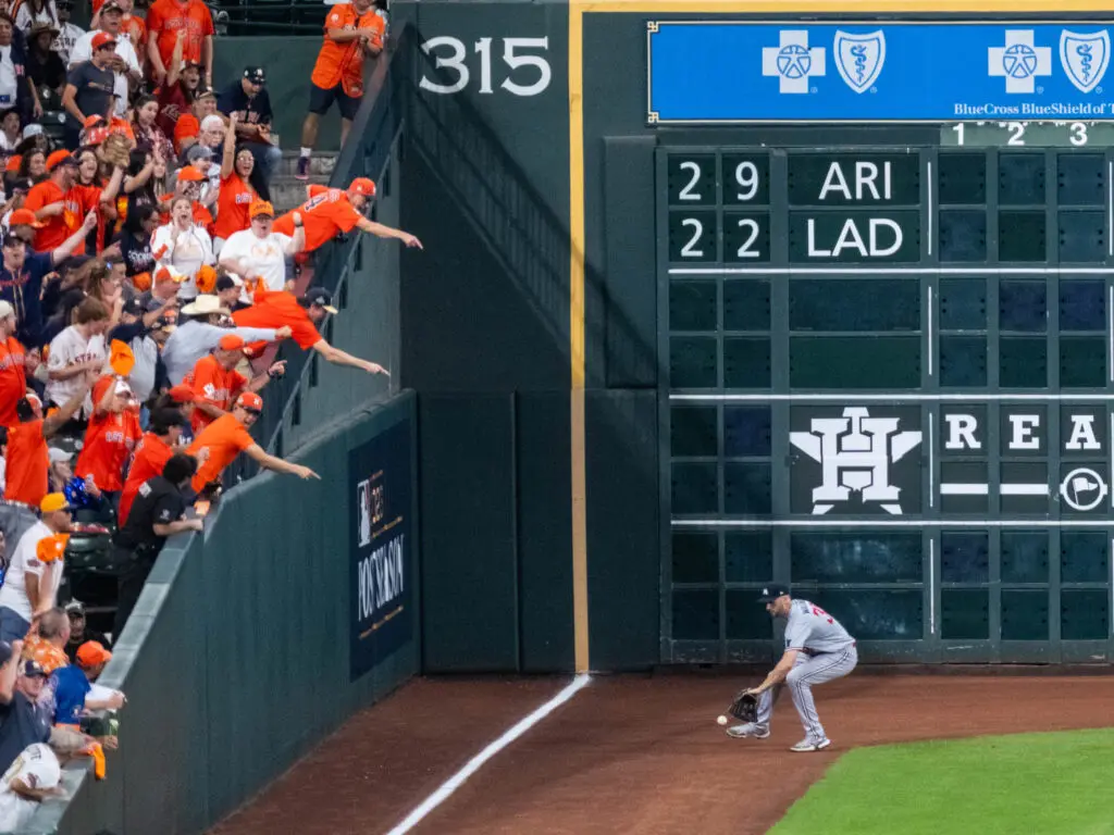 The Twins found themselves chasing plenty of hard hit Astros' balls. (Photo by F. Carter Smith)