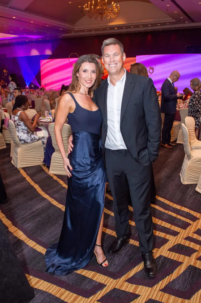 Anisa & Jordan Nicholson at the Linda Lorelle Scholarship Fund 'Paying It Forward' gala. (Photo by Jacob Power)