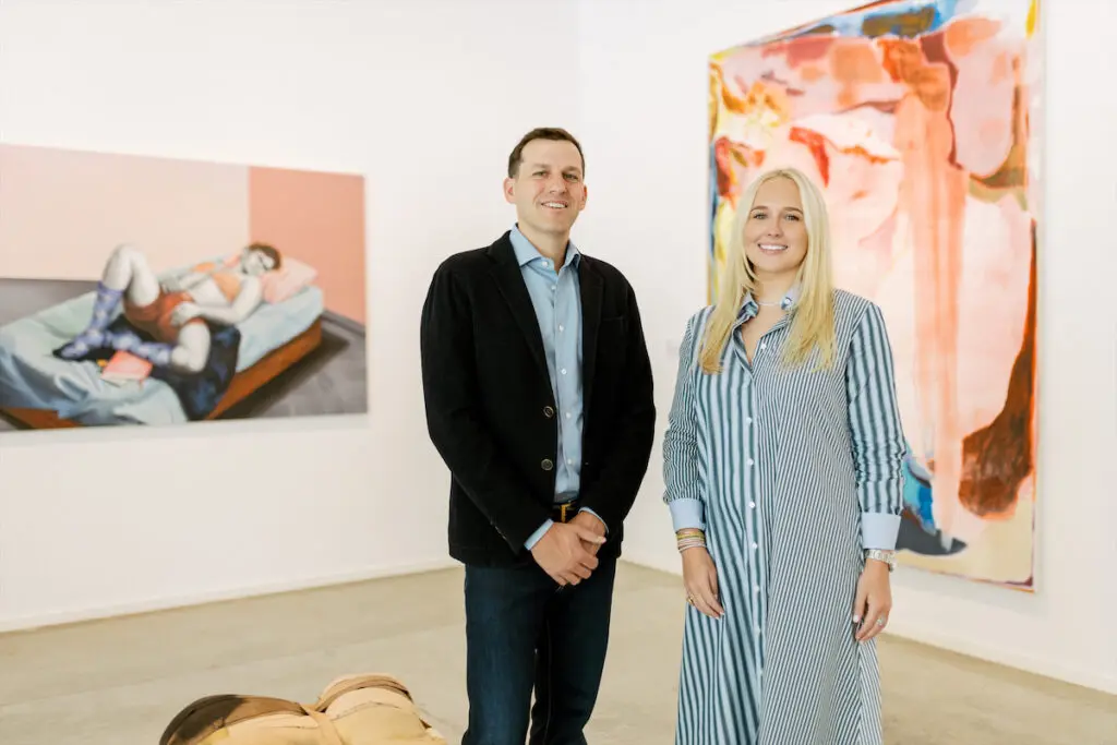 Adam Green, Bailey Summers at Green Family Art Foundation on Flora Street in the Dallas Arts District. 