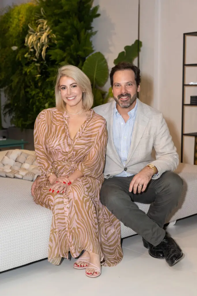 Paola Contreras & Sam Katz at BeDESIGN's 10th anniversary celebrating the grand opening of the final phase of the 20,000 square foot showroom. (Photo by Wilson Parish)