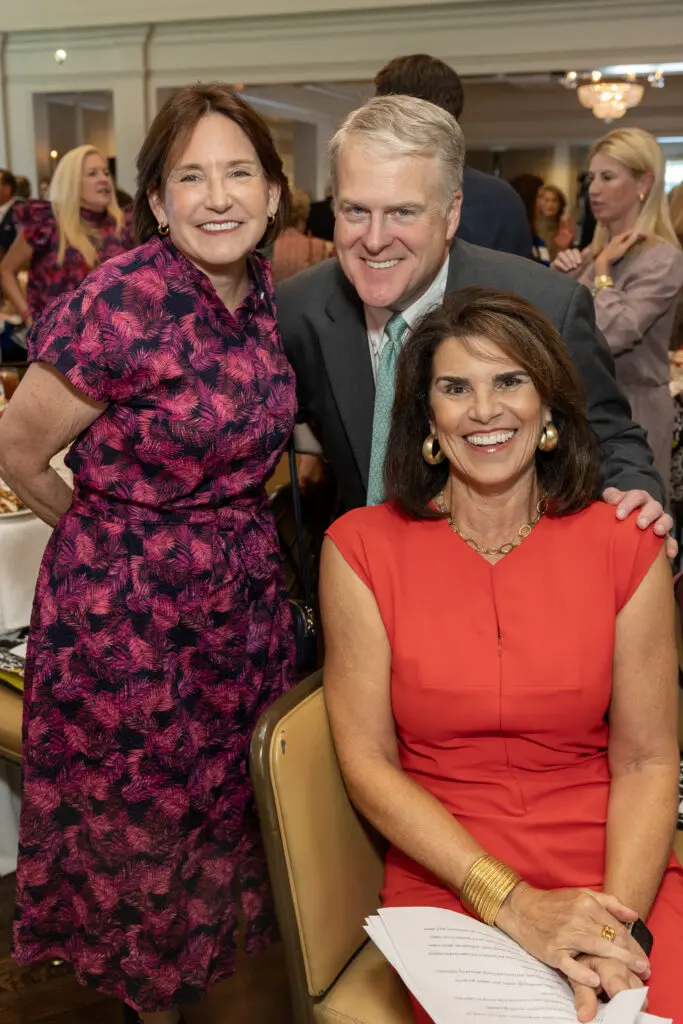 Julie & Michale Donaldson, Lisa Malosky at the Circle of Hope Luncheon. (Photo by Jenny Antill)