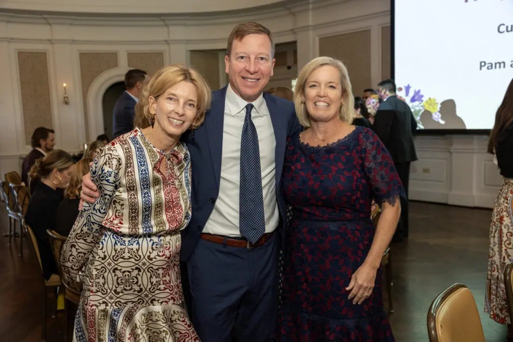 Polly Whittle, John & Stacy Kinder at the Circle of Hope Luncheon. (Photo by Jenny Antill)