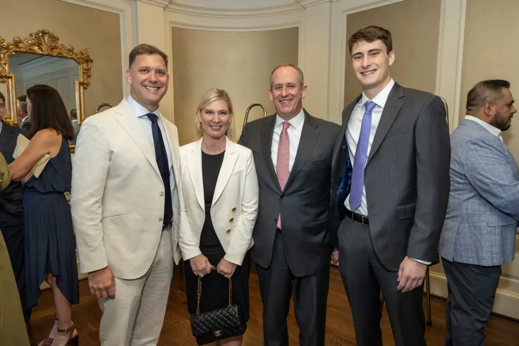Ryan Gordon, Alison Young, Jason Gordon, Connor Rood at the Circle of Hope Luncheon. (Photo by Jenny Antill)