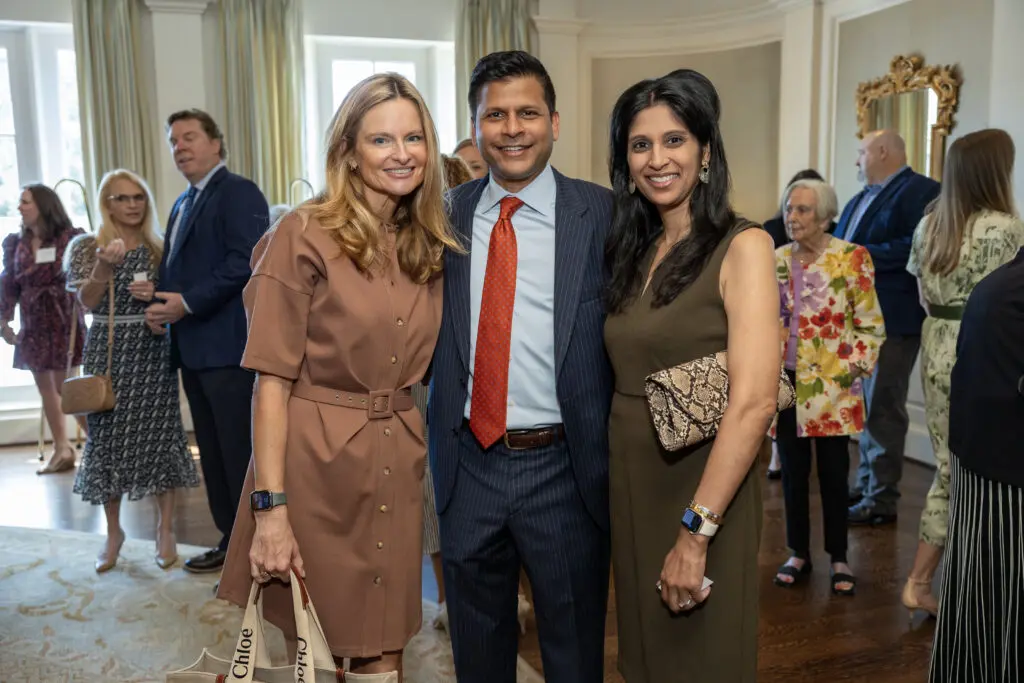 Sheri Bailey, Haresh & Sushma Yalamanchili at the Circle of Hope Luncheon. (Photo by Jenny Antill)