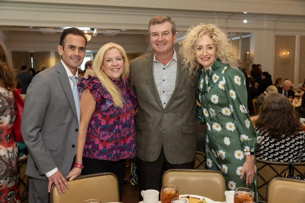 Ulises & Kara Vidal, Todd Adam, Amy Shields at the Circle of Hope Luncheon. (Photo by Jenny Antill)
