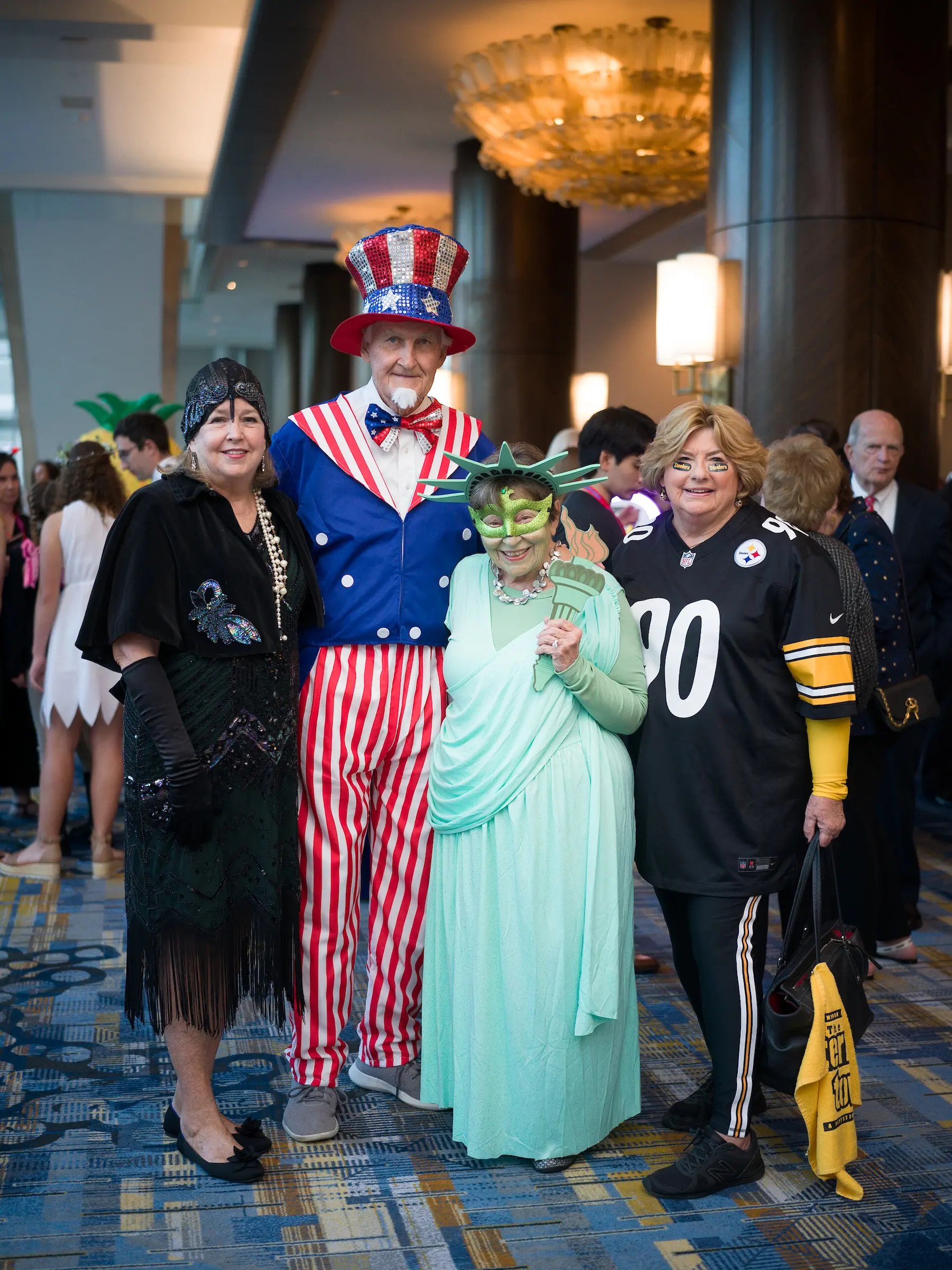 Debbie Rossi, John Riley, Diane Riley, Kathy Kline photo by Daniel Ortiz