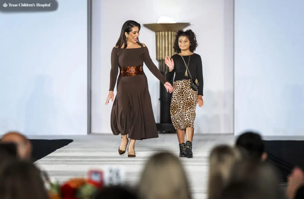 Eliea Gabbanelli with Patient Champion Chrishell at the 12th annual fundraiser for Texas Children's Cancer and Hematology Center.  (Photo by Texas Children's Hospital)