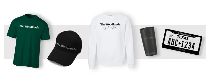 Just in time for The Woodlands' 50th anniversary, Interfaith is selling a new line of merchandise.
