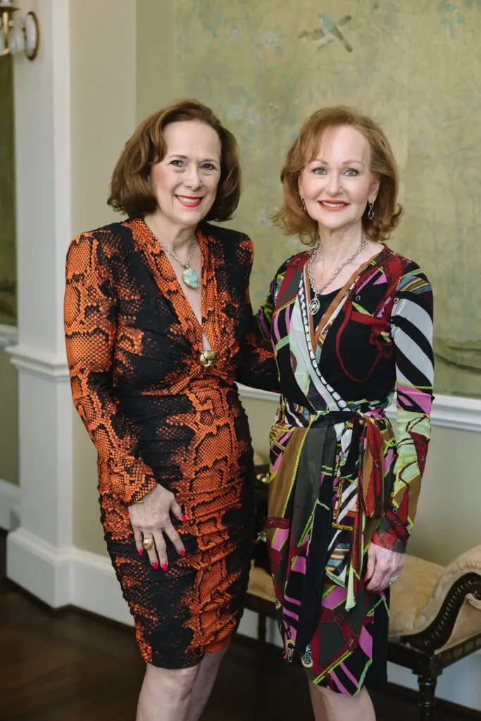Franelle Rogers, Carol Sawyer at the Houston Italian Cultural and Community Center Fall Luncheon. (Photo by Johnny Than)