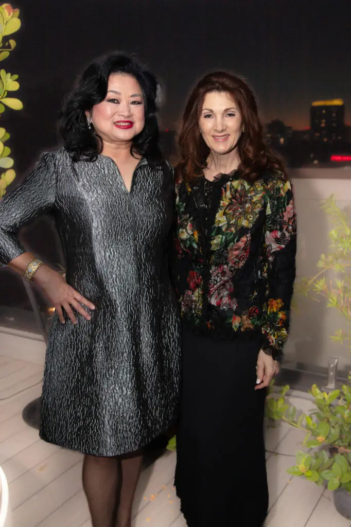 Gigi Huang, Deborah Palacios at the Nina Magon book signing at BeDesign (Photo by Miroma Photography)