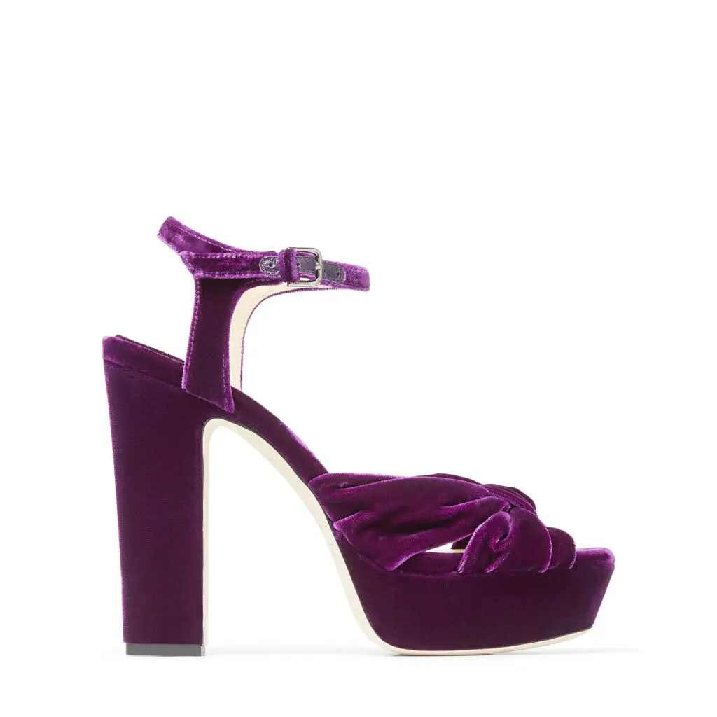 These Heloise 120 Platforms from Jimmy Choo complement the season. 