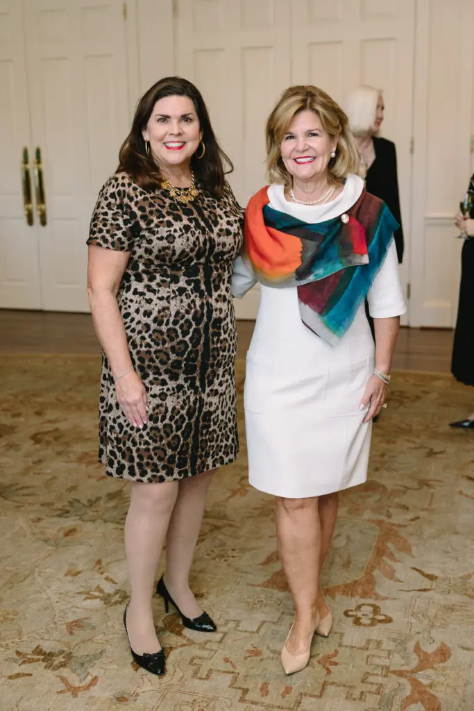 Chairs Lesha Elsenbrook, Ginger Niemann at the Houston Italian Cultural and Community Center Fall Luncheon. (Photo by Johnny Than)
