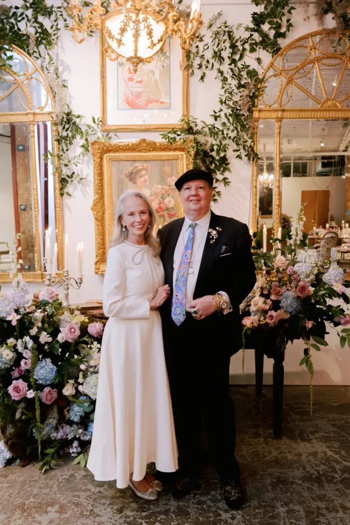 New Orleans Auction Galleris owner an CEO Susan Sarofim, Burke Saucier of New Orleans at the NOAG dinner.