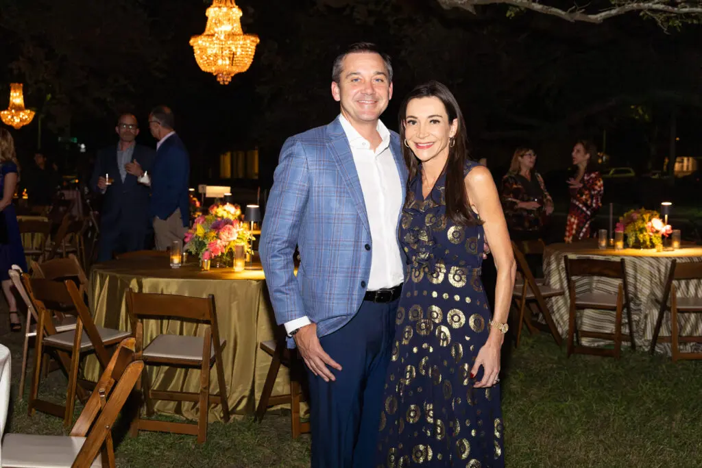 Matt & Maya Pomroy at The Menil Collection's Party in the Park (Photo by Lawrence Elizabeth Knox)