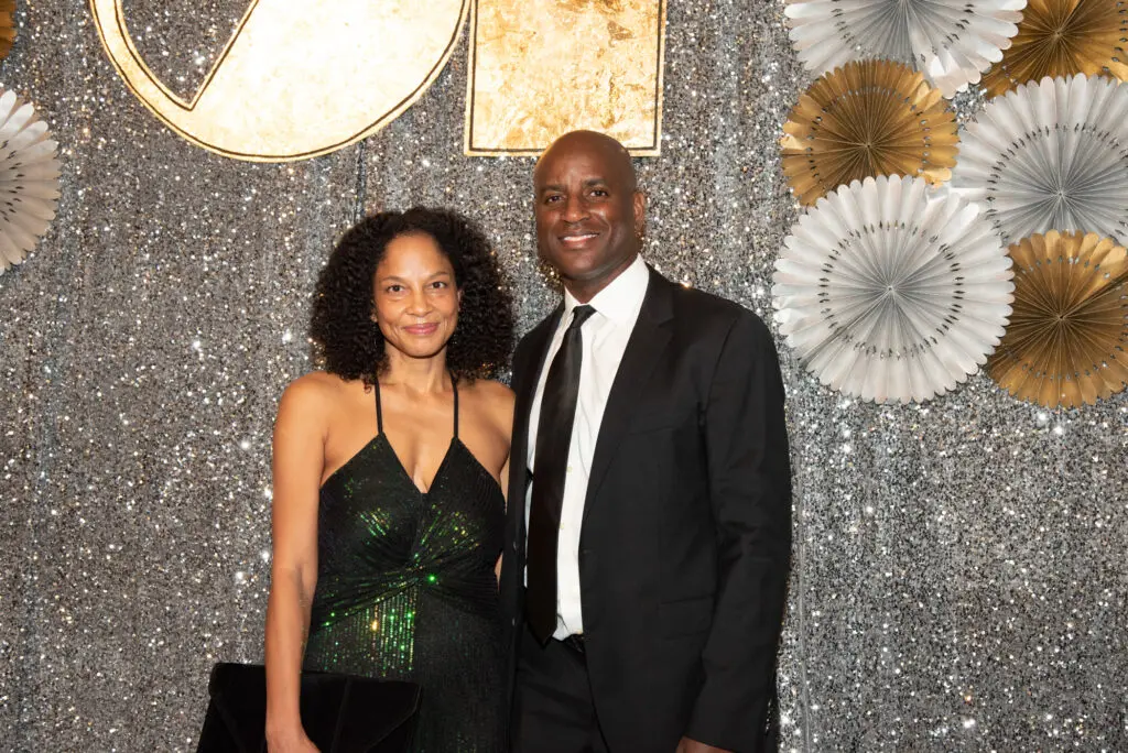 Natalie & Rodolfo Cooper  at the Children's Museum Houston 'A Night at Studio 54' gala, held at Corinthian Houston. (Photo by Alexander's Fine Portrait Design)
