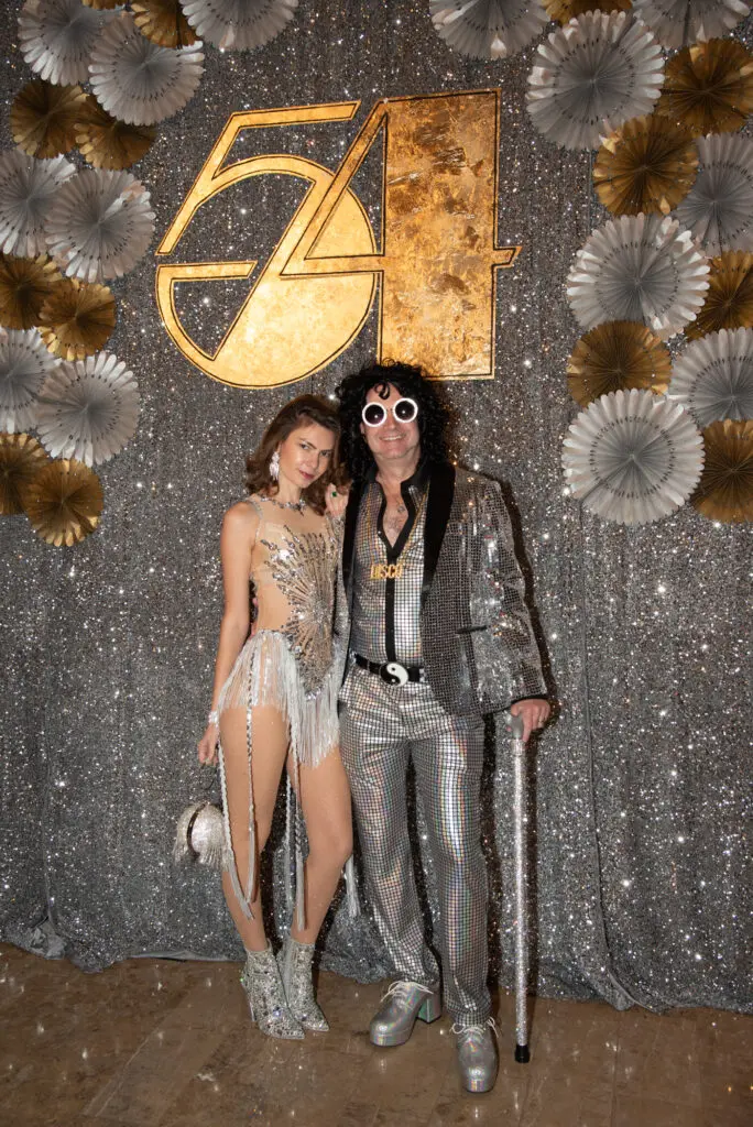 Ola Zuiak, Glen Bucher at the Children's Museum Houston 'A Night at Studio 54' gala, held at Corinthian Houston. (Photo by Alexander's Fine Portrait Design)