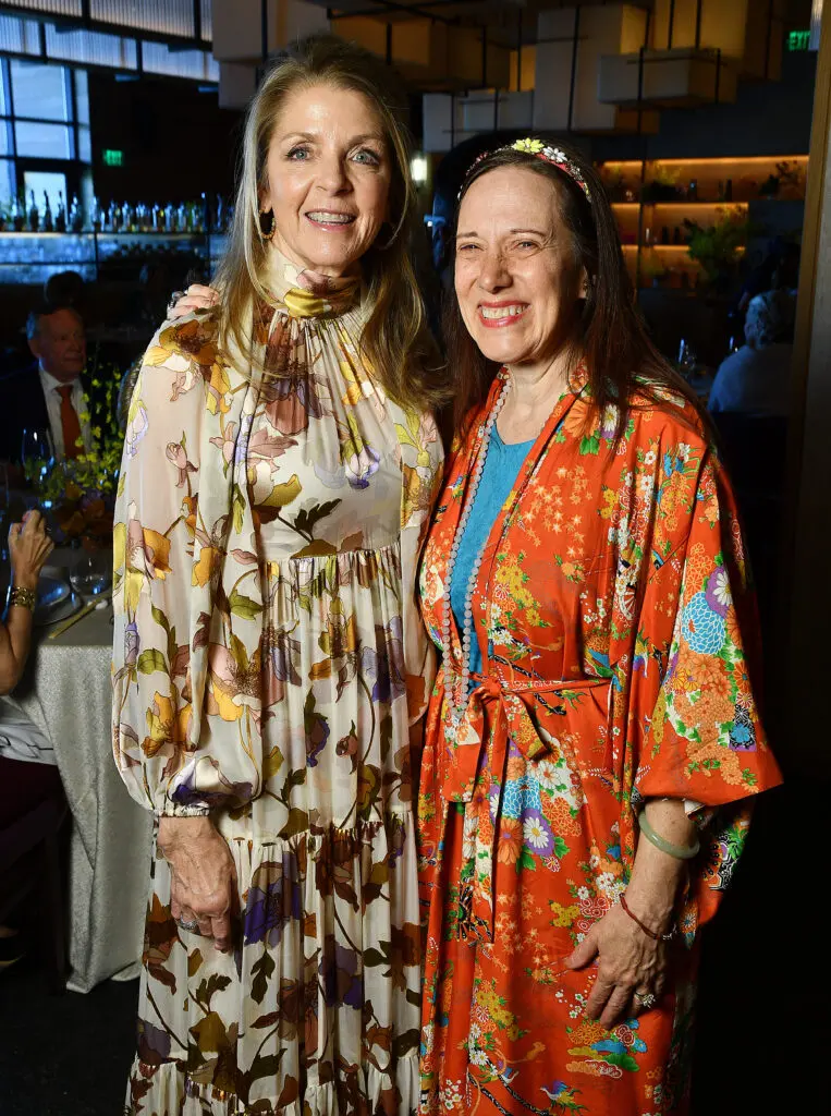 Paige Fertitta, Catherine Anspon at Nobu for The Galleria & PaperCity Luxe Luncheon saluting Santa's Elves.