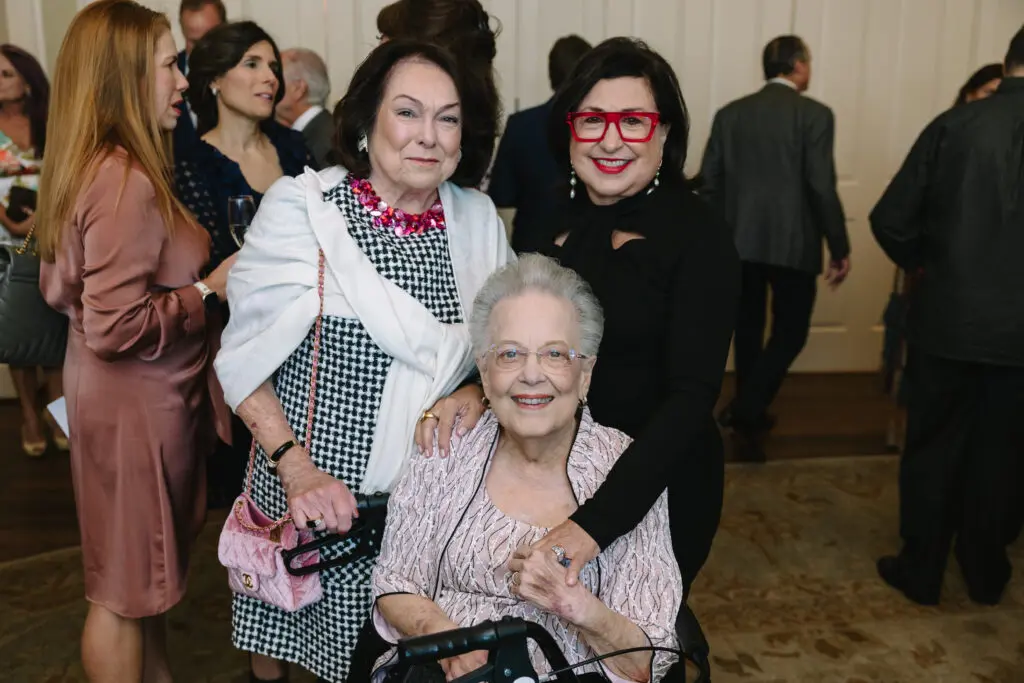 Rose Cullen, Rosie Carrabba, Roz Pactor at the Houston Italian Cultural and Community Center Fall Luncheon. (Photo by Johnny Than)
