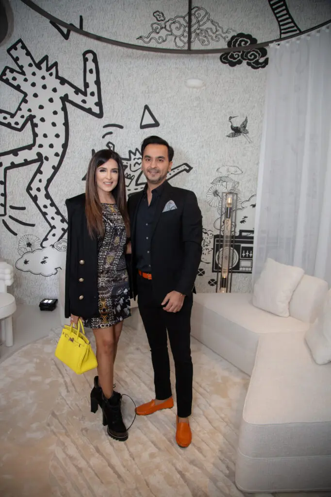 Sneha & Nick Merchant at the Nina Magon book signing at BeDesign (Photo by Miroma Photography)