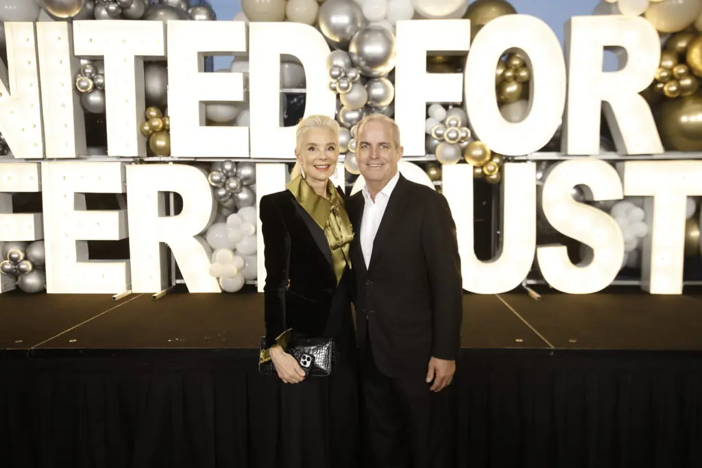 Tena & Tyson Faust  at the Crime Stoppers 'Leading the Way to a Safer Houston' dinner (Photo by Quy Tran)
