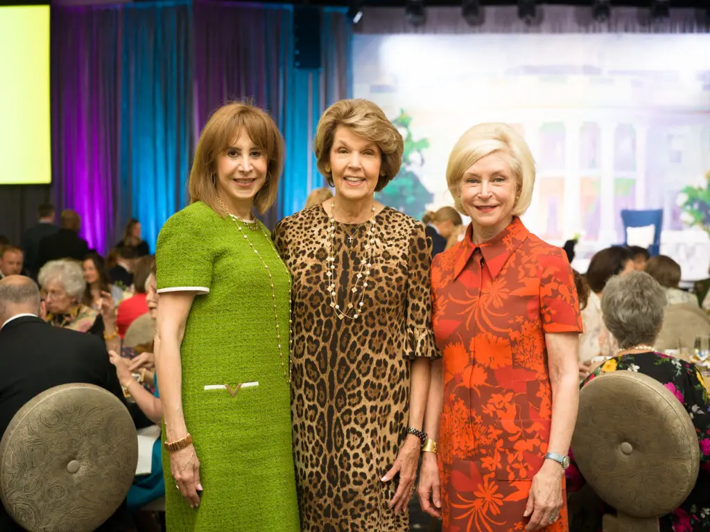 Vicki West, Lilly Andress, Ann Bookout at the Barbara Bush Houston Literacy Foundation Power of Literacy Luncheon. (Photo by Daniel Ortiz)